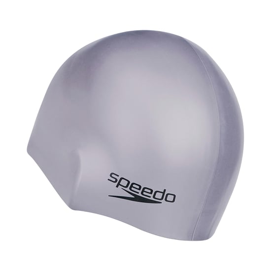 Speedo Unisex Adult 3D Silicone Swim Cap voor volwassenen (Zilver) - Image 2