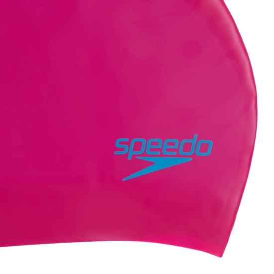 Speedo Kinderen/Kinderen Siliconen Badmuts (Roze/Blauw) - Image 3