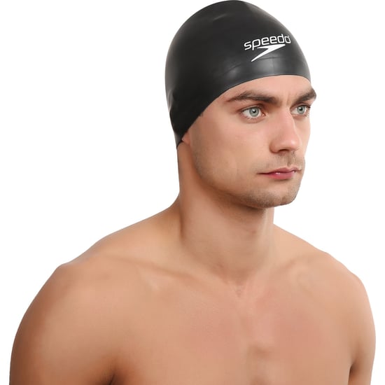Speedo Unisex Adult 3D Silicone Swim Cap voor volwassenen (Zwart) - Image 4