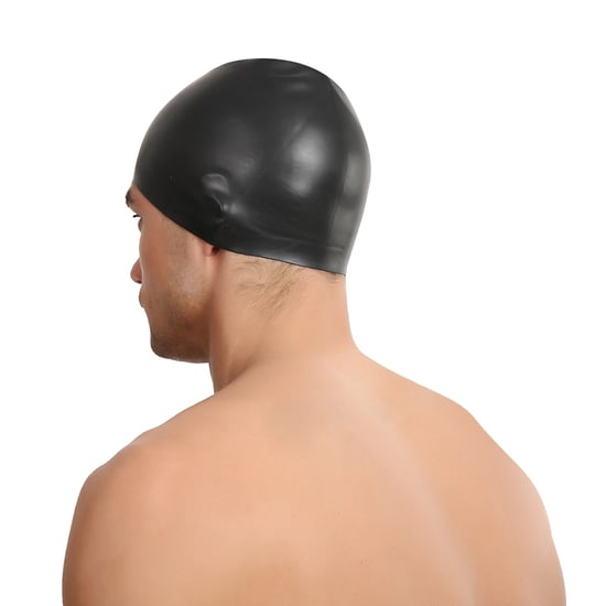 Speedo Unisex Adult 3D Silicone Swim Cap voor volwassenen (Zwart) - Image 5