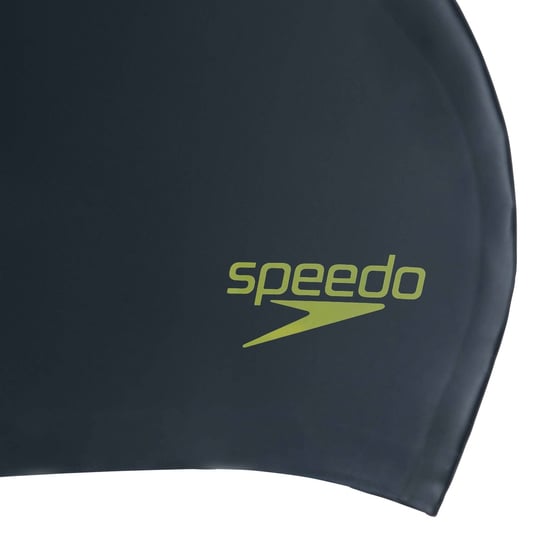 Speedo Kinderen/Kinderen Siliconen Badmuts (Zwart/Groen) - Image 3