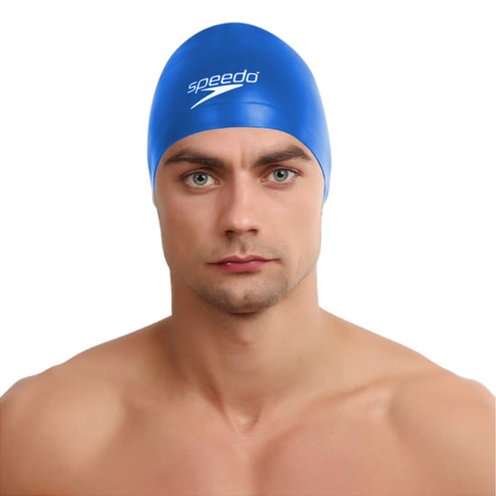 Speedo Unisex Adult 3D Silicone Swim Cap voor volwassenen (Blauw) - Image 3
