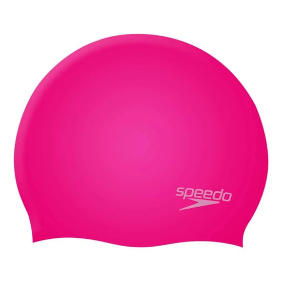 Speedo Childrens/Kids Silicone Moulded Swimming Cap (Pink) - Image 1