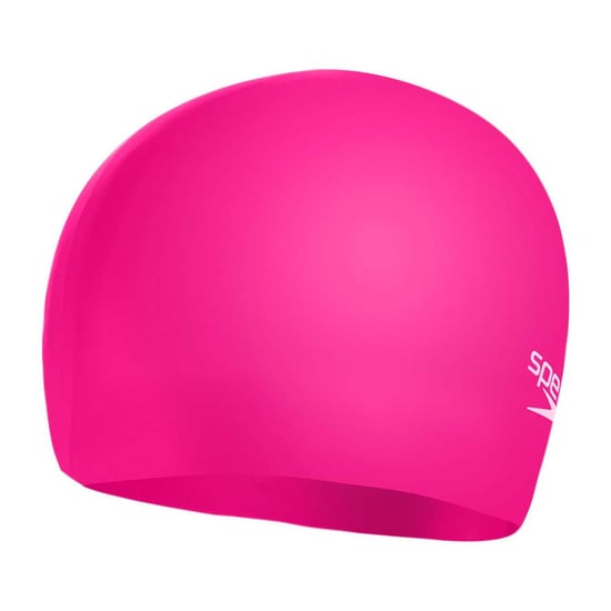 Speedo Childrens/Kids Silicone Moulded Swimming Cap (Pink) - Image 3