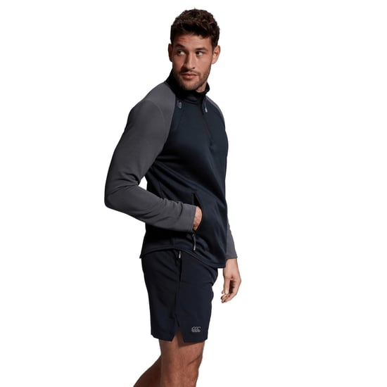 Canterbury Unisex Elite Quarter Zip Pullover voor volwassenen (Zwart) - Image 3