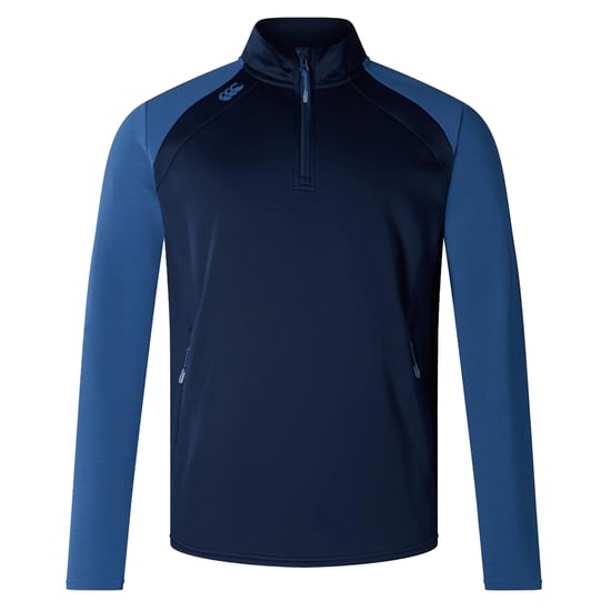 Canterbury Unisex Elite Quarter Zip Pullover voor volwassenen (Marine) - Image 1