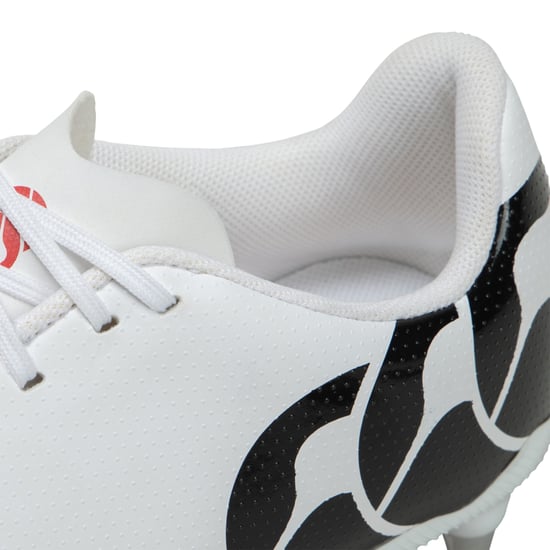 Canterbury Unisex Adult Speed Raze Soft Ground Rugby Boots (White/Black/Red) - Image 6