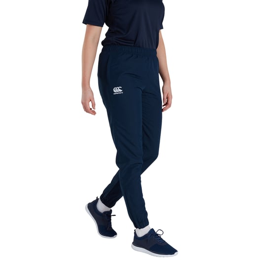 Canterbury Dames Club Effen Manchet Tapered Joggingbroeken (Marineblauw) - Image 3