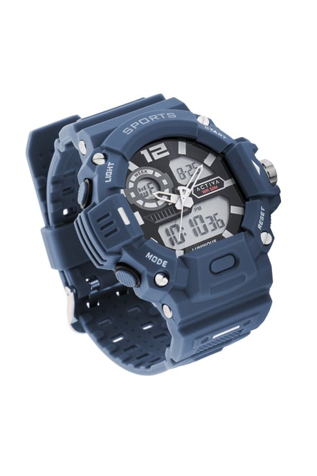 Activa X Invicta Digital ACW495-005 Heren Horloge - Quartz Uurwerk - Plastic met zwarte Wijzerplaat - 55mm - Image 2