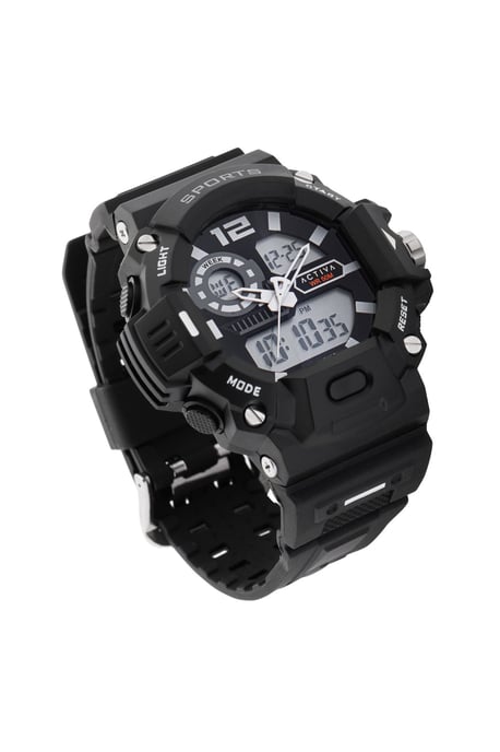 Activa X Invicta Digital ACW495-001 Heren Horloge - Quartz Uurwerk - Plastic met zwarte Wijzerplaat - 55mm - Image 2