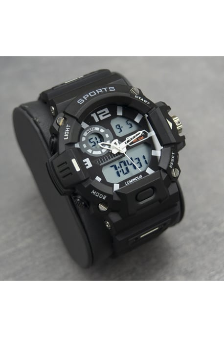 Activa X Invicta Digital ACW495-001 Heren Horloge - Quartz Uurwerk - Plastic met zwarte Wijzerplaat - 55mm - Image 5