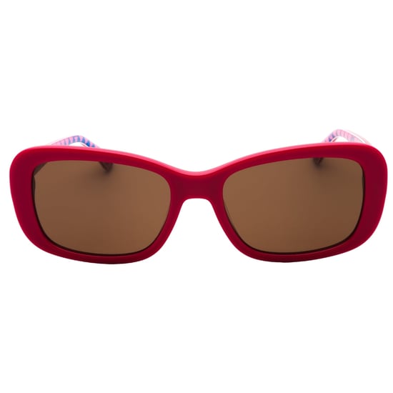Love Moschino Fuchsia Roze Montuur Bruine Glazen Zonnebril - Image 1