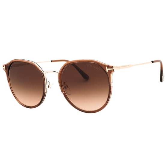 Tom Ford Shiny Light Brown Frame Gradient Brown Lensed Sunglasses - Image 2