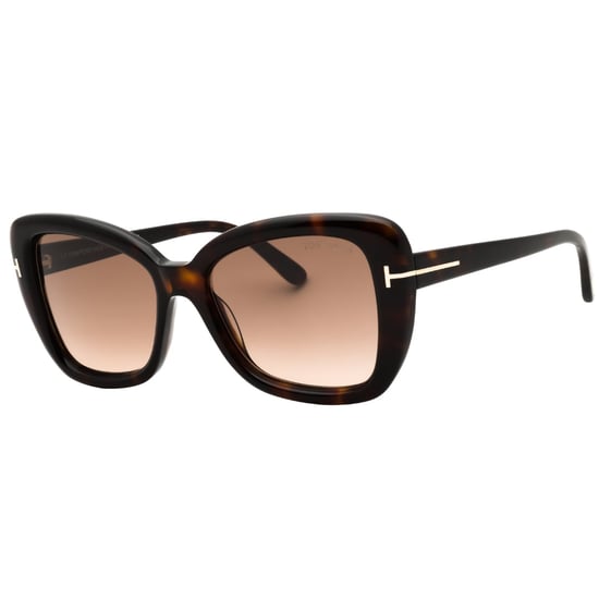 Tom Ford Dark Havana Framed Gradient Brown Zonnebril - Image 2