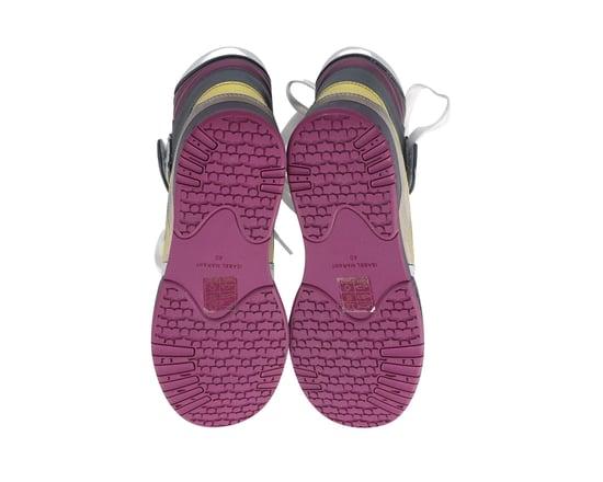Isabel Marant Bresse Metallic Colorblock High-Top Sneakers in Multicolor Leather - Image 6