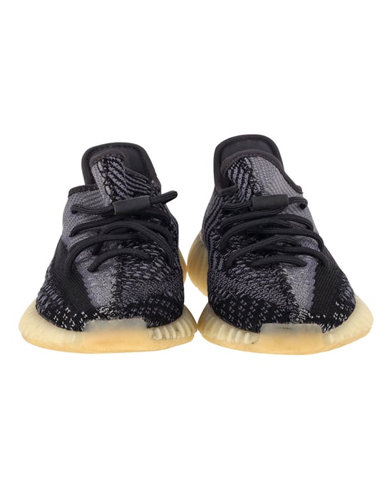 Adidas Yeezy Boost 350 V2 Sneakers in 'Carbon' in Lichtgrijs Primeknit Uk6 - Image 3