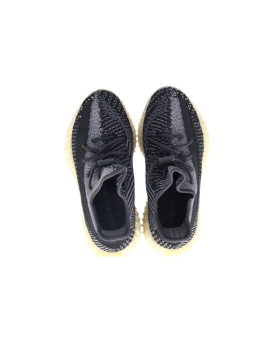 Adidas Yeezy Boost 350 V2 Sneakers in 'Carbon' in Lichtgrijs Primeknit Uk6 - Image 6