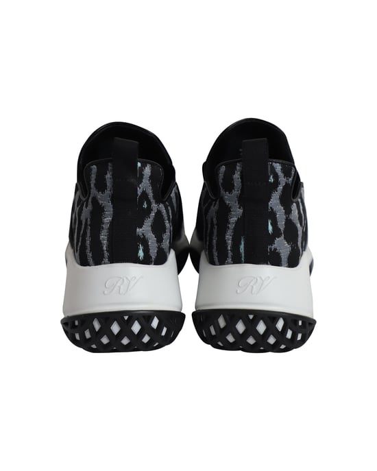 Roger Vivier Run Viv in Blauwe Luipaardprint Polyester - Image 4