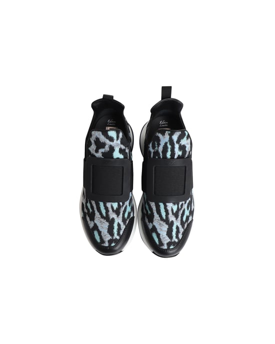 Roger Vivier Run Viv in Blauwe Luipaardprint Polyester - Image 5