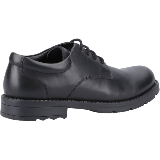 Hush Puppies Bruno Senior Leather Boys's Black Derby Shoes - Image 2