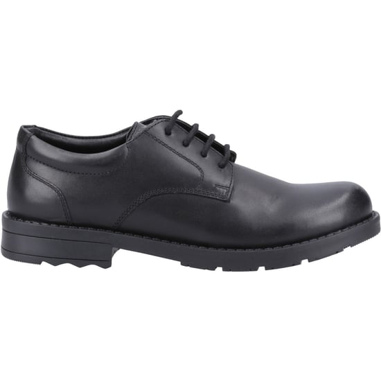 Hush Puppies Bruno Senior Leather Boys's Black Derby Shoes - Image 5
