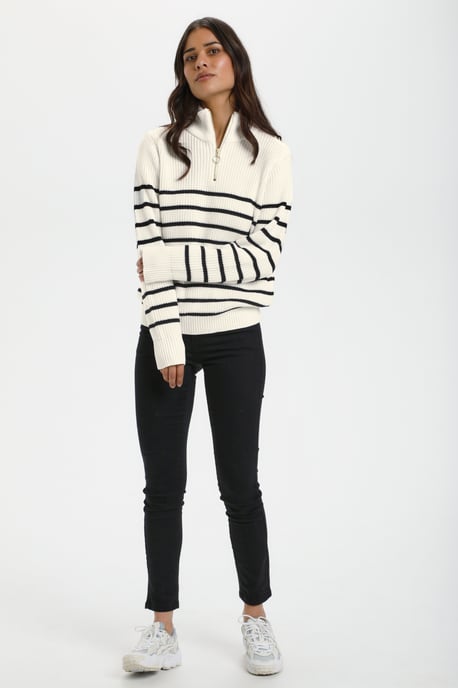 Pullover KAlioa Loose fit black offwhite - Image 1