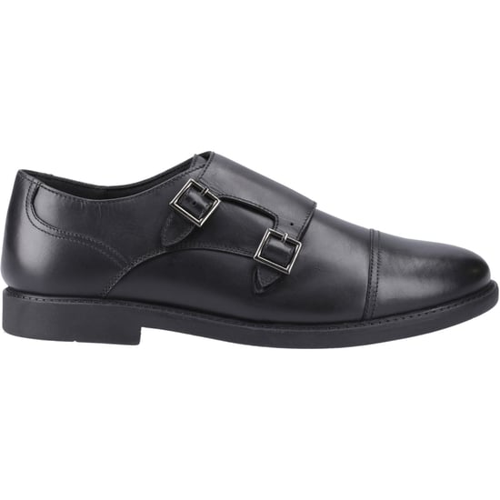 Hush Puppies Tim Monk Leather Boys's Black Shoes - Image 5
