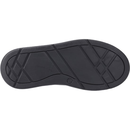 Hush Puppies Ronan Mocc Leather Boys's Black Moccasins Shoes - Image 3