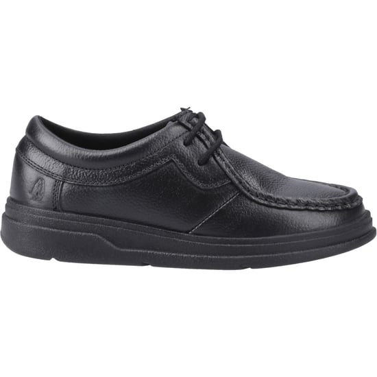 Hush Puppies Ronan Mocc Leather Boys's Black Moccasins Shoes - Image 5