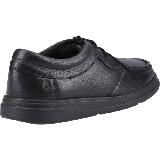 Hush Puppies Ronan Mocc Leather Boys's Black Moccasins Shoes - Image 2