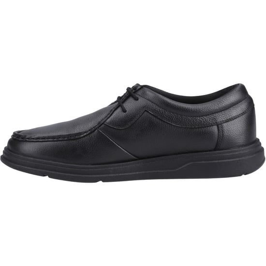Hush Puppies Ronan Mocc Leather Boys's Black Moccasins Shoes - Image 4