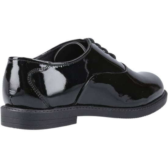 Hush Puppies Nellie Patent Läder Flickors Svarta Oxford Skor - Image 2