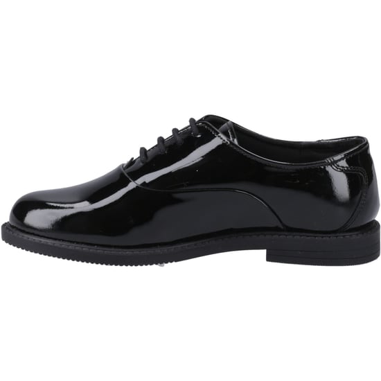 Hush Puppies Nellie Patent Läder Flickors Svarta Oxford Skor - Image 4