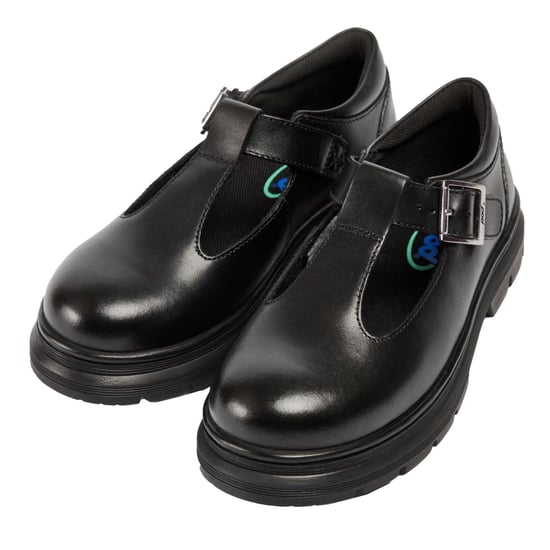 Pod Emilie Falskt Läder Flickors Svarta Loafers - Image 4