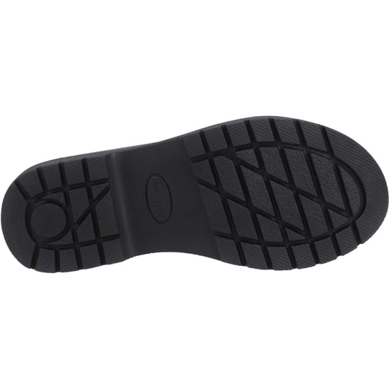 Hush Puppies Lydia Senior Leather Girls's Black Loafers - Image 3
