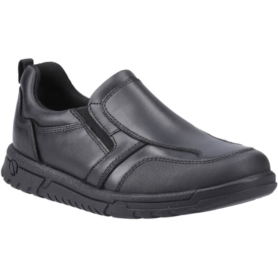 Hush Puppies Sergio Leather Boys's Black Loafers - Image 1