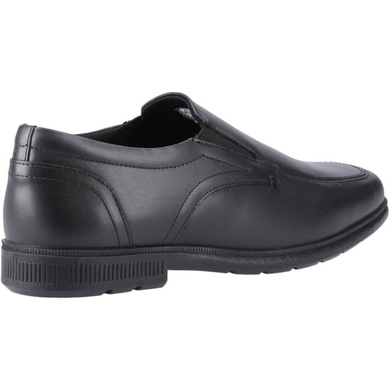 Pod Carpenter Leather Boys's Black Loafers - Image 2