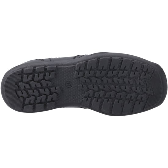Hush Puppies Morgan Läderherrarnas Svarta Loafer - Image 3