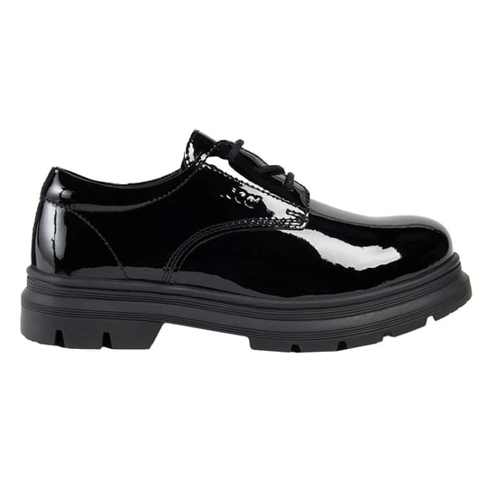Pod Irene Faux Läder Flickors Svart Lackloafers - Image 5