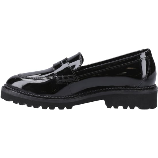 Hush Puppies Grazia Leather Girls's Black Loafers - Image 4