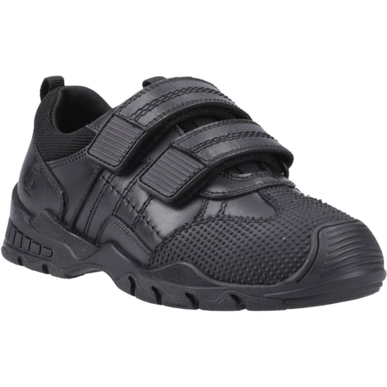 Hush Puppies Tristen Leather Boys's Black Loafers - Image 1