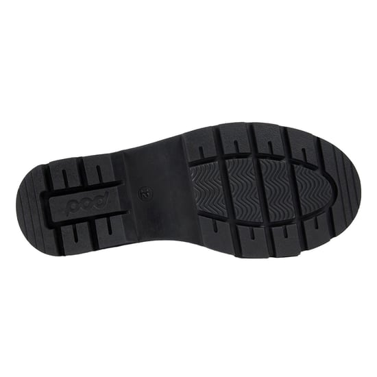 Pod Irene Falskt Läder Flickors Svarta Loafers - Image 3