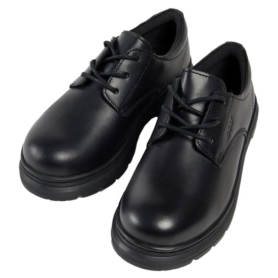 Pod Irene Falskt Läder Flickors Svarta Loafers - Image 4
