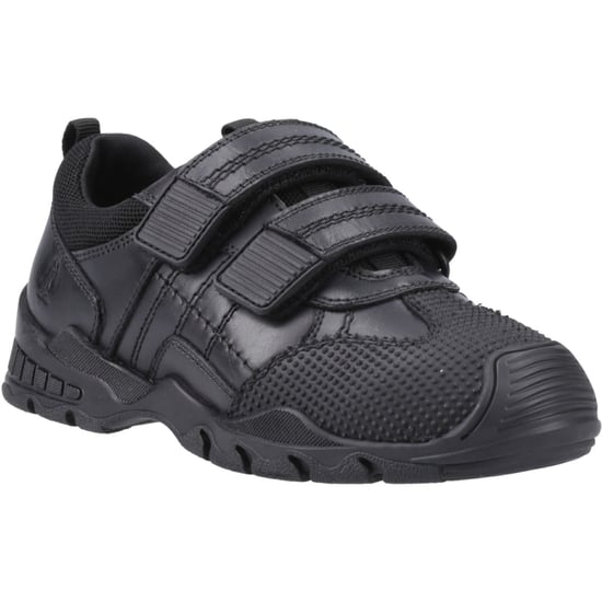 Hush Puppies Tristen Leather Boys's Black Loafers - Image 1