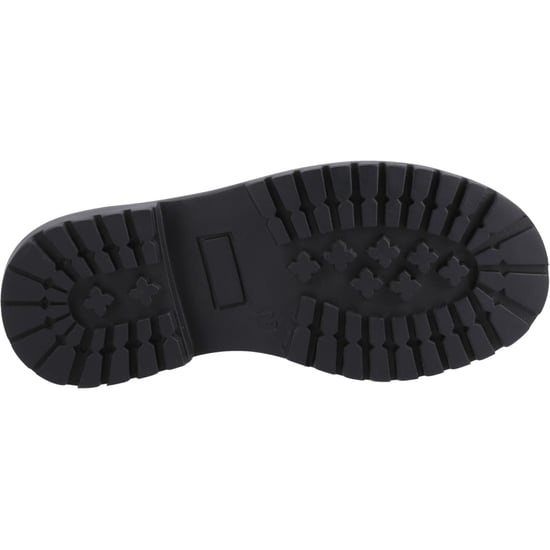 Hush Puppies Abigail Patent Senior Flickors Svarta Mockasiner I Läder - Image 3