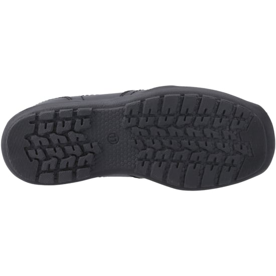 Hush Puppies Morgan Läderherrarnas Svarta Loafer - Image 3