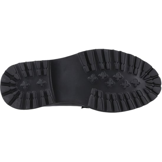 Hush Puppies Grazia Meisjes Zwarte Leren Mocassins - Image 3