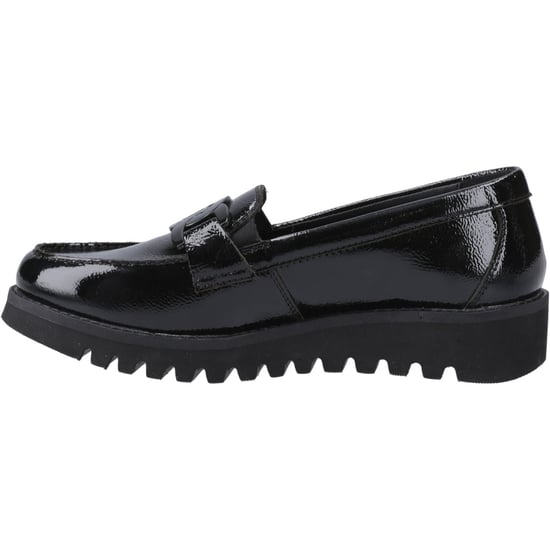 Hush Puppies Francis Loafer Patent Leather Girls's Black Loafers - Image 4