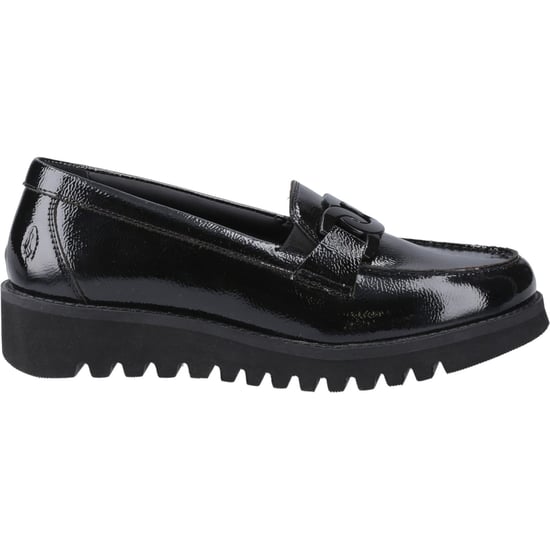 Hush Puppies Francis Loafer Patent Leather Girls's Black Loafers - Image 5