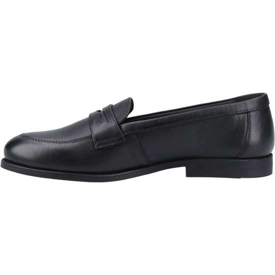 Pod Islay Meisjes Zwarte Leren Mocassins - Image 4